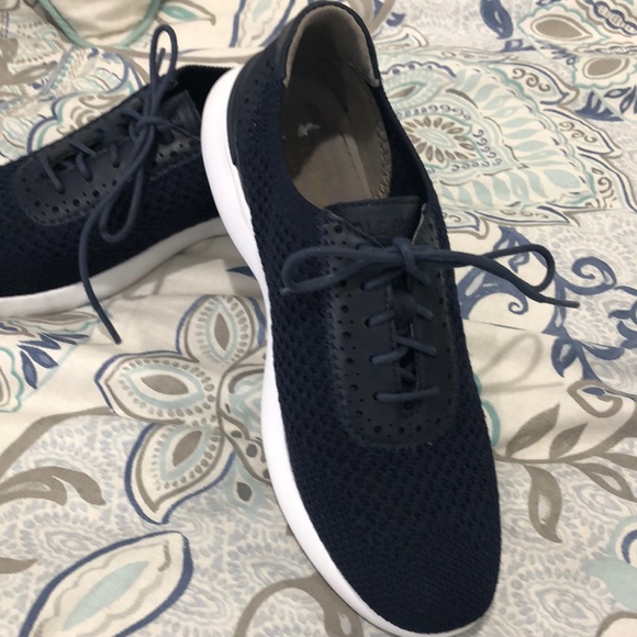 cole haan navy blue sneakers